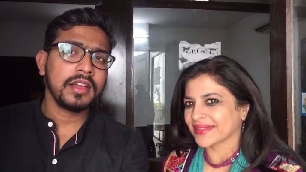 Shazia Ilmi in conversation with <b>The Quint’s</b> Shadab Moizee (Photo: <b>The Quint</b> Screengrab)