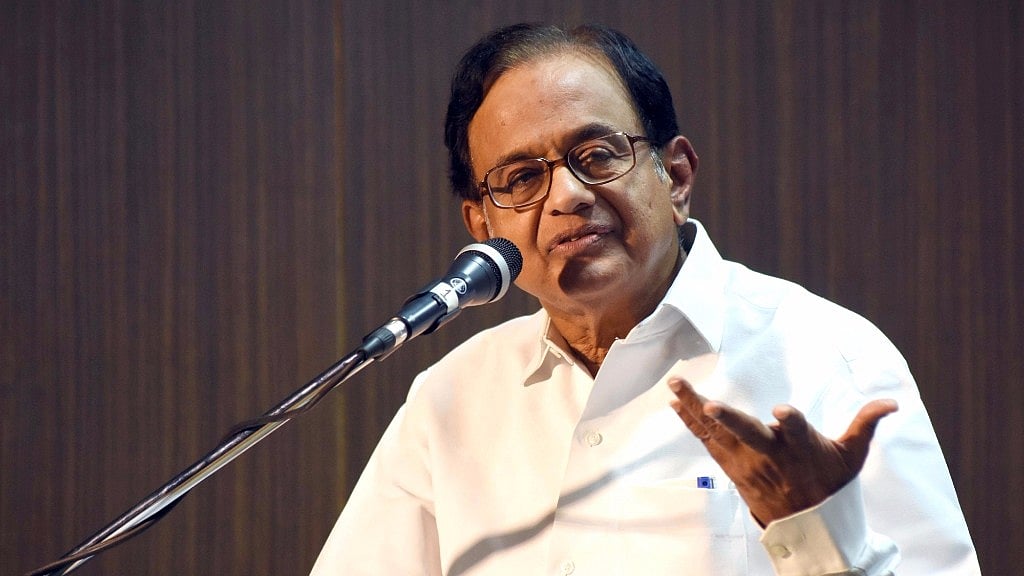 Former Finance Minister P Chidambaram.