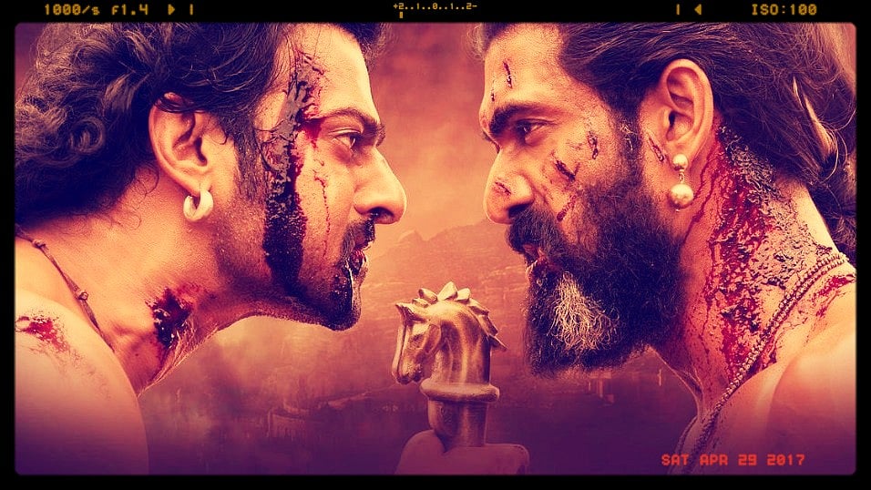 Prabhas and Rana Daggubati in <i>Baahubali 2: The Conclusion. </i>