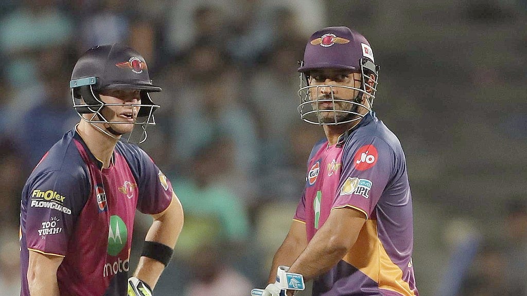 <div class="paragraphs"><p>Steve Smith and M.S Dhoni.</p></div>