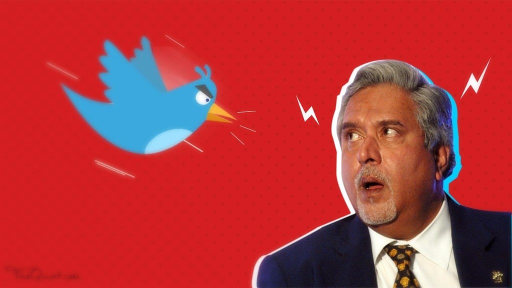Vijay Mallya retaliated to Twitter reactions and news of his arrest, calling it “hype”. (Photo: Rhythum Seth / <b>The Quint</b>)