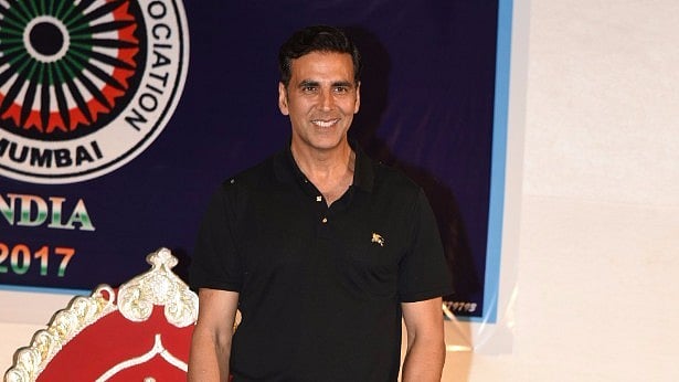 Akshay Kumar at an event organised by the Movie Stunt Artistes Association. (Photo: Yogen Shah)