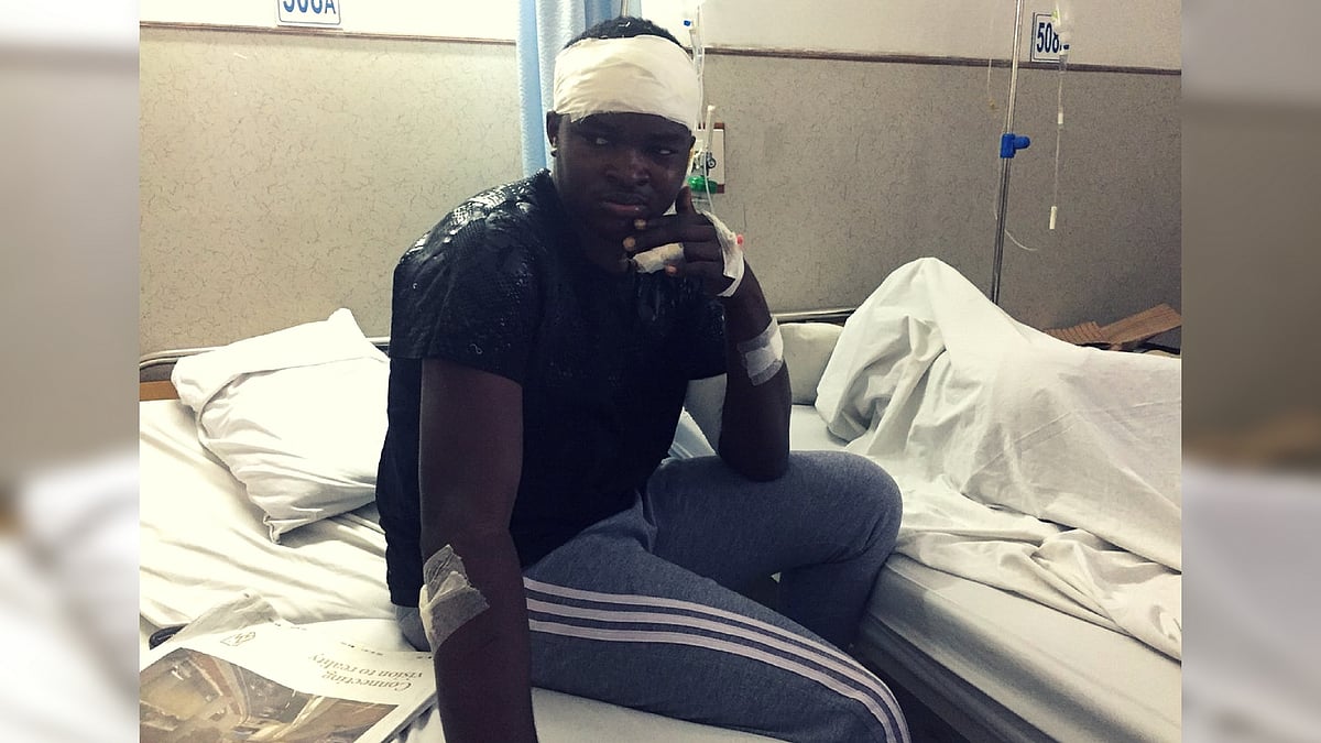 Nigerian student Endurance Amalawa was brutally attacked by a mob in Greater Noida (Photo: <b>The Quint</b>)