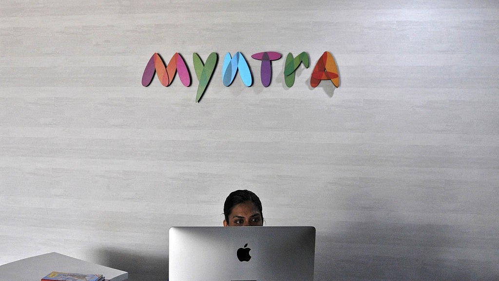 Myntra logo. Image for representative purpose. (Photo: Reuters)