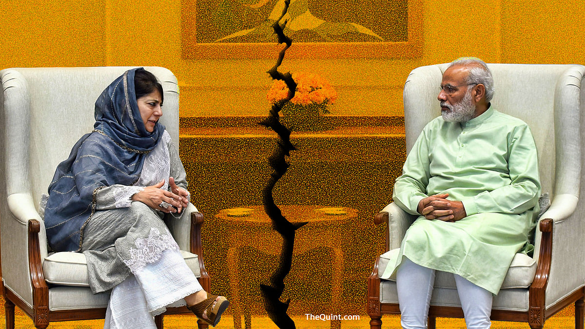 PDP-BJP alliance is headed for tough times as the volatile situation in the Valley builds pressure on coalition partners. (Photo: Lijumol Joseph/ <b>The Quint</b>)