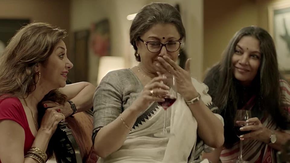 Lillette Dubey, Aparna Sen and Shabana Azmi in a still from <i>Sonata</i>. (Photo courtesy: Vinayak Pictures)