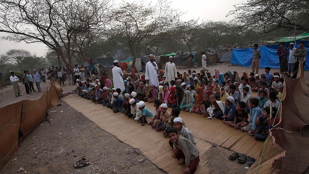 Rohingya refugees in Jammu.&nbsp;