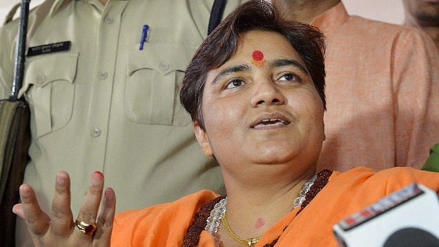 File Image of Sadhvi Pragya.