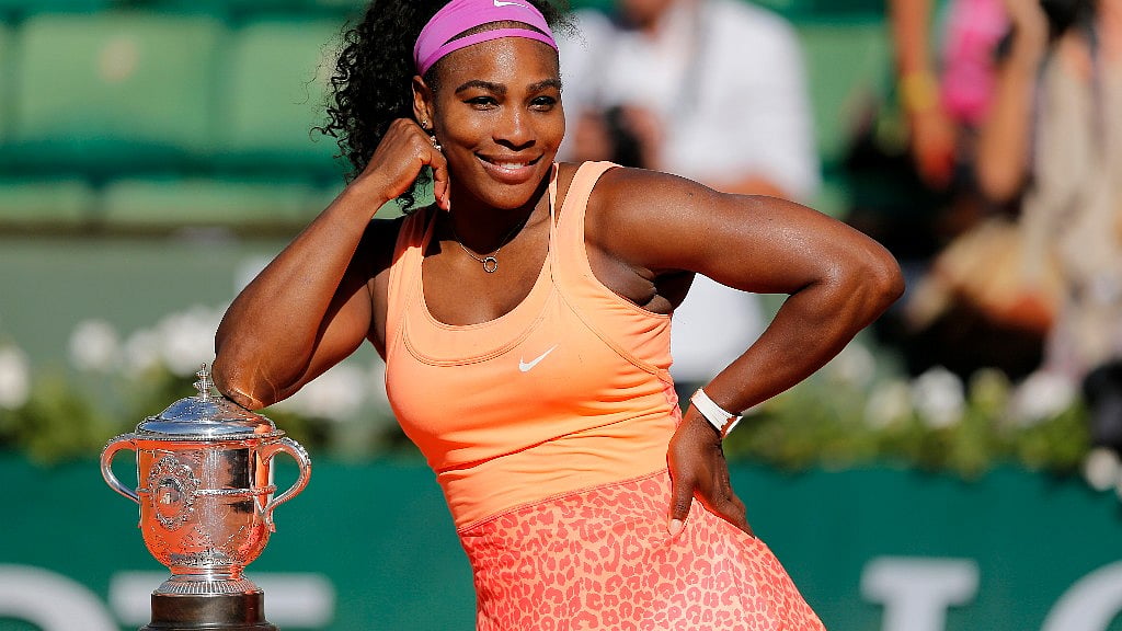 Tennis superstar Serena Williams climbed to the top of the women’s rankings on Monday. (Photo: AP)