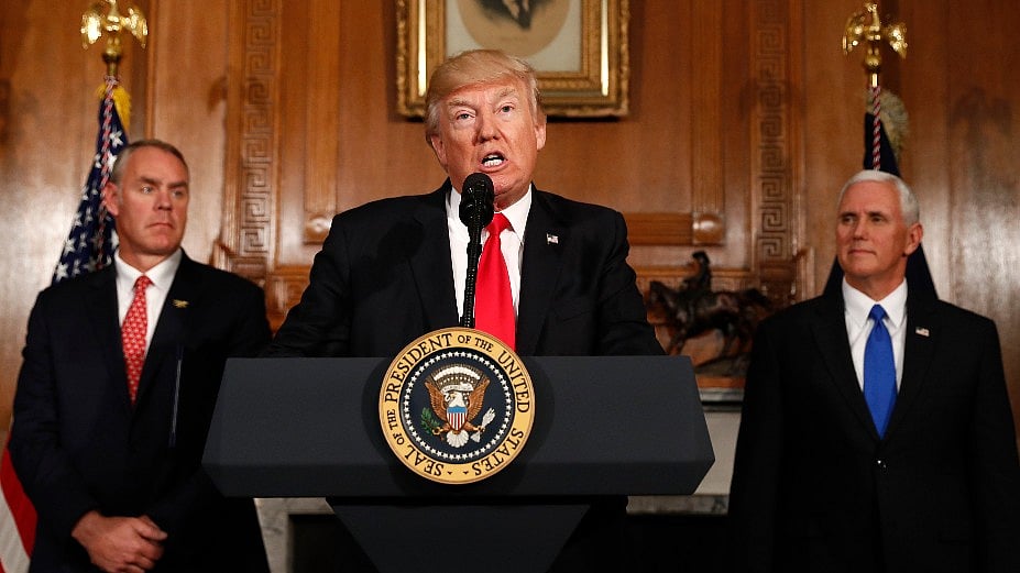 The most notable announcement was the reduction in corporate tax from 35 percent to 15 percent. (Photo: AP)