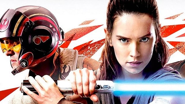 A publicity still from <i>Star Wars: The Last Jedi</i>.