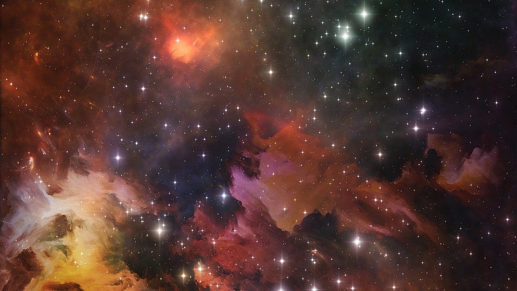 Representational image of the universe. 