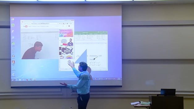 If only all professors were like this, Math class wouldn’t have been as daunting! (Photo: YouTube Screenshot)