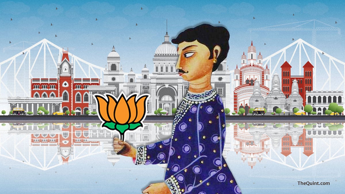 Bengal appears to be in the grip of BJP’s brand of religious fervour and nationalism. (Photo: Lijumol Joseph/<b>The Quint</b>)