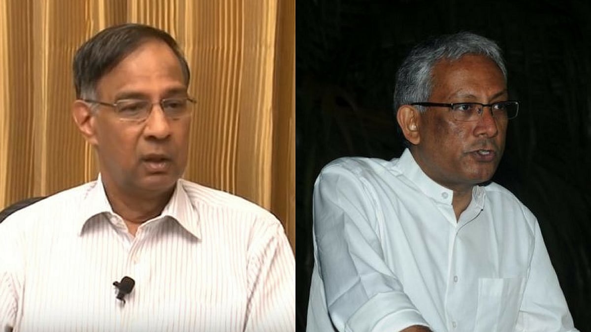 Infosys appointed Ravi Venkatesan as co-chairman and decided to payout Rs 13,000 crore to shareholders. (Photo Courtesy: YouTube Screenshot/Twitter/<a href="https://twitter.com/VaniKola">@<b>VaniKola</b></a>/Altered by <b>The Quint</b>)