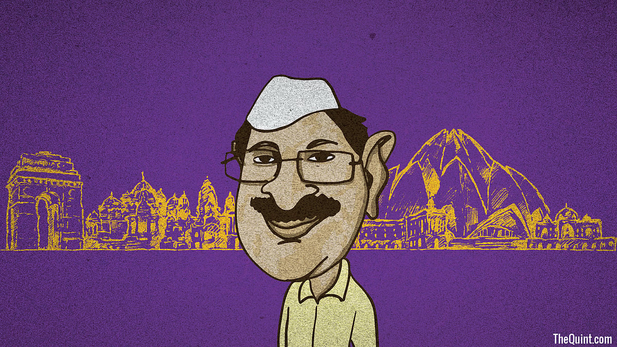 With BJP resorting to Gujarat model of campaigning, the MCD elections will indeed be a referendum on Kejriwal. (Photo: Harsh Sahani/<b>The Quint</b>)