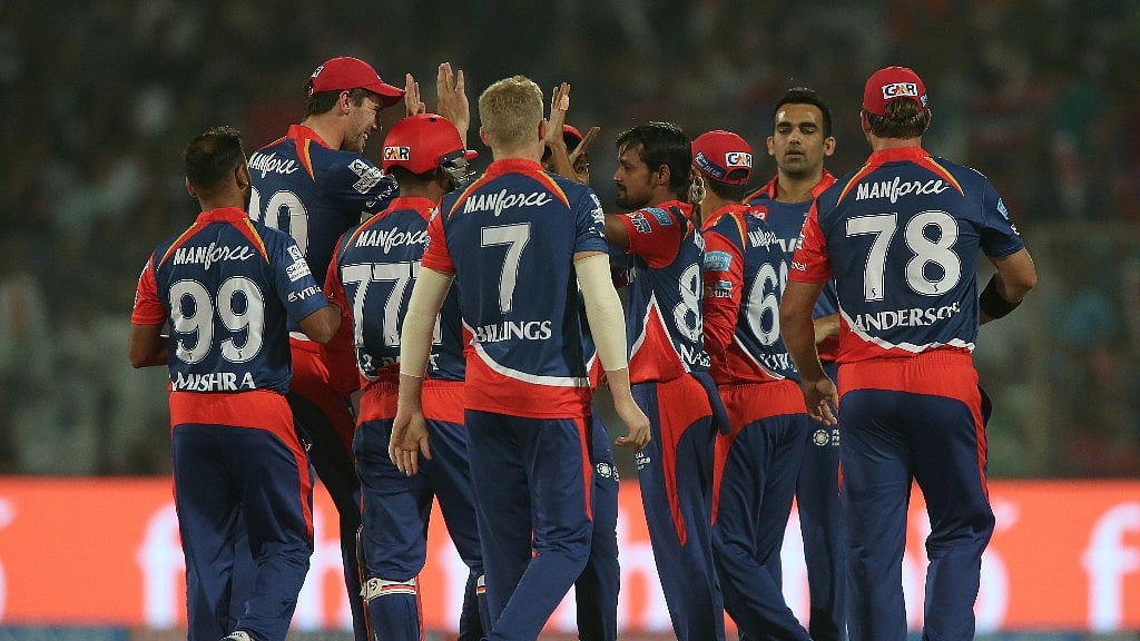 File picture of the Delhi Daredevils in action.