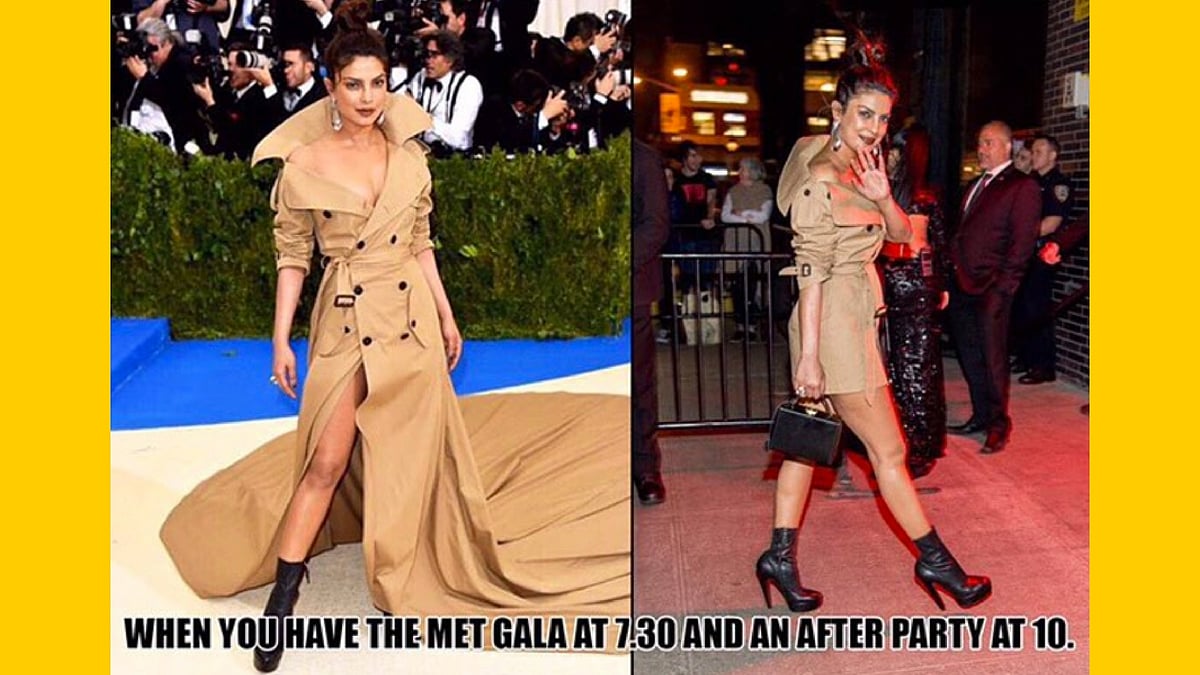 Priyanka knows how to laugh at herself. (Photo Courtesy: <a href="https://www.instagram.com/p/BToDPeTg0xI/?taken-by=priyankachopra&amp;hl=en">Instagram/priyankachopra</a>)