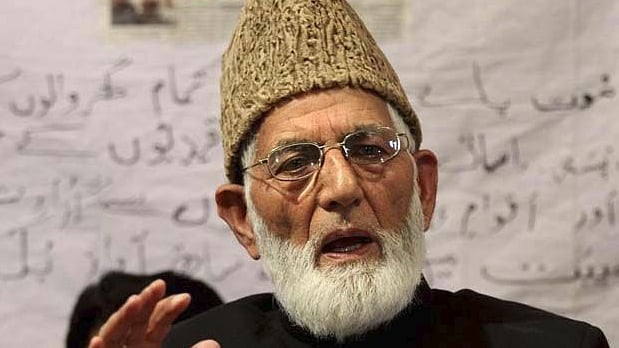 Kashmiri Separatist leader Syed Ali Shah Geelani. 