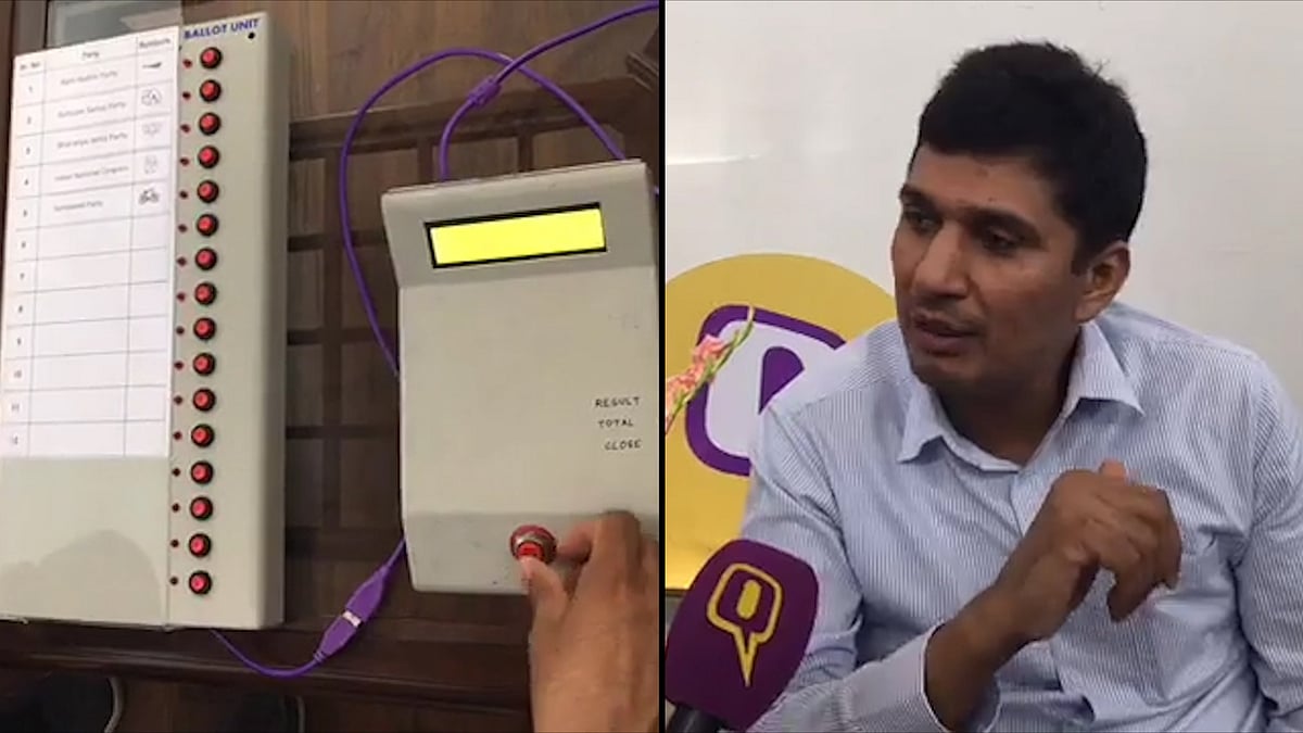 <b>The Quint</b> had an exclusive conversation with AAP MLA Saurabh Bharadwaj to ask some of the unanswered questions raised during the demo in the Assembly session. (Photo: <b>The Quint</b>)