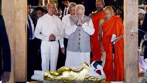 This is the first time that Sri Lanka will be hosting the International Vesak Day. (Photo: PTI)