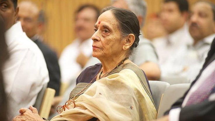Leila Seth passed away on Friday night. (Photo Courtesy: <a href="https://twitter.com/ANI_news">Twitter</a>/ANI_news)