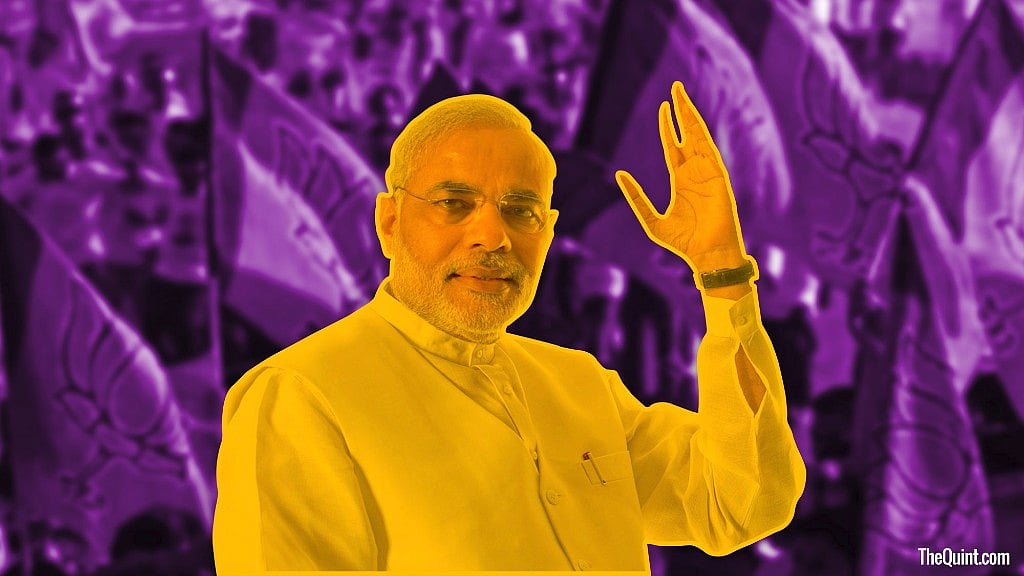 There is a symbiotic relationship between the growing popularity of PM Narendra Modi and the rising assertion of a contra-culture. (Photo: <b>The Quint</b>)