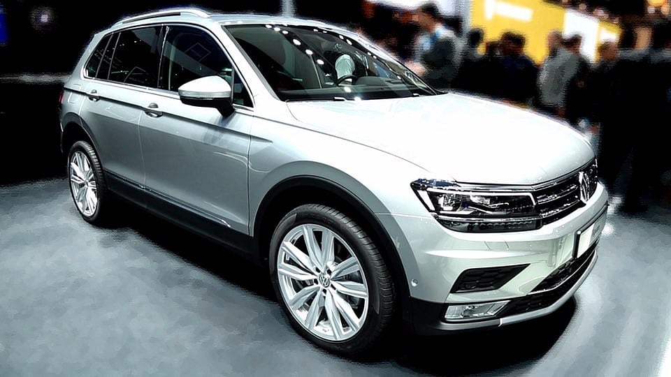 The Volkaswagen Tiguan at the Auto Expo.(Photo: <b>TheQuint</b>)