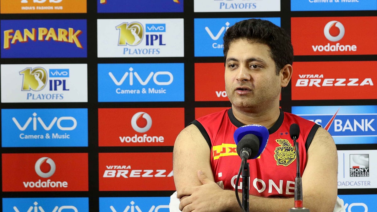 Piyush Chawla at the post-match press conference. (Photo: BCCI)