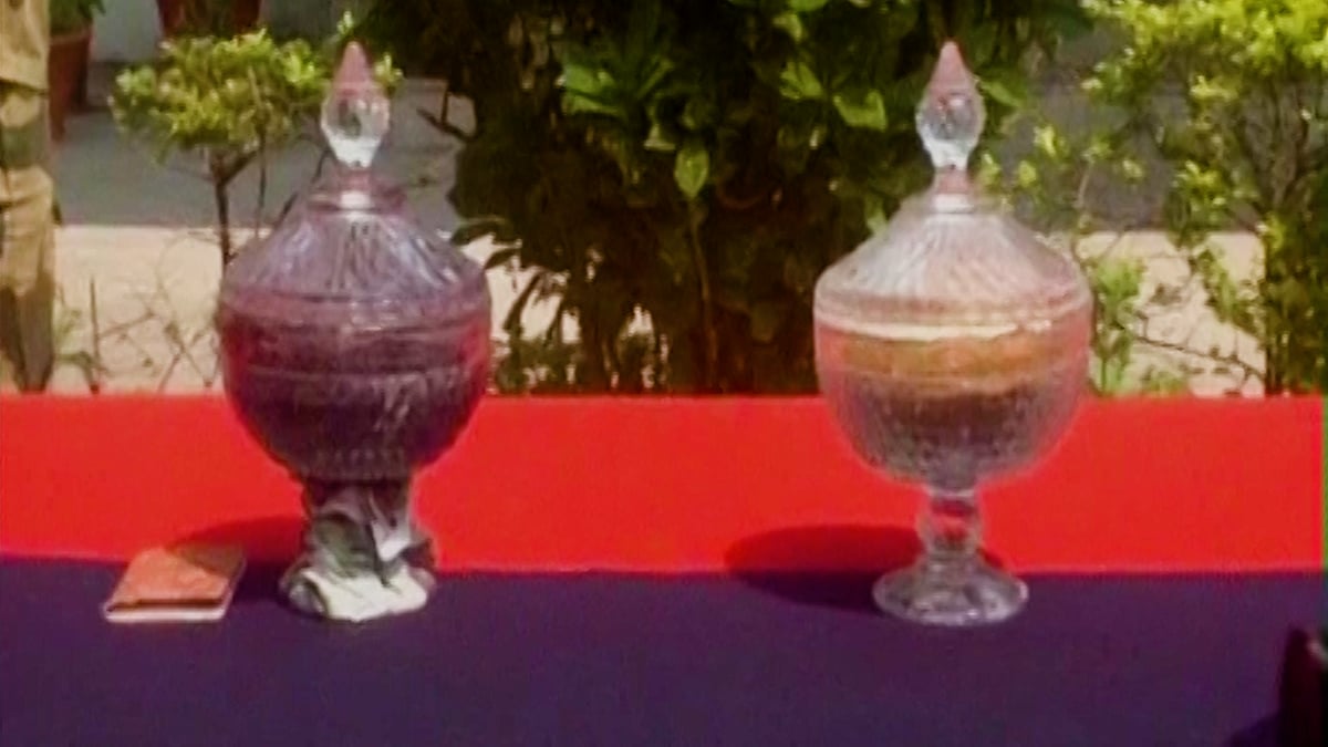 4 pounds of Snake venom, 2 pounds in liquid and 2 pounds in powder. (Screengrab)