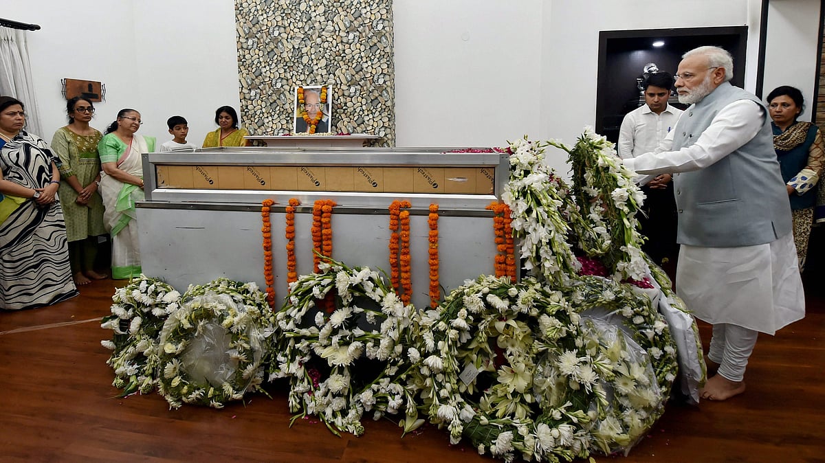 PM Modi pays condolences to Anil Madhav Dave (Photo: PTI)