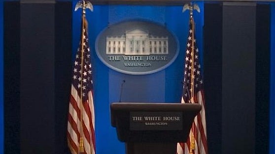 The White House Press Room (Photo: Wikimedia Commons)