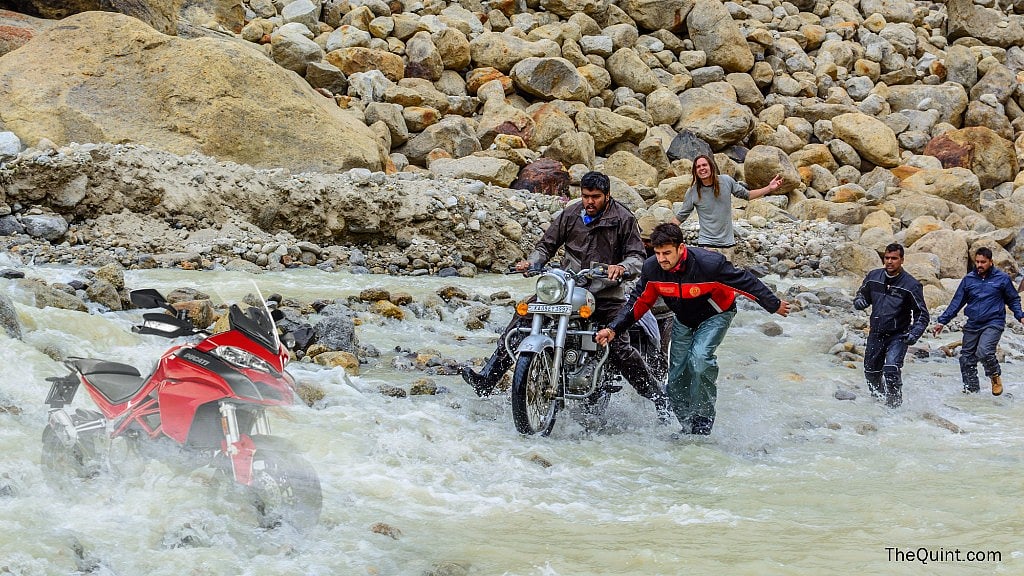 Will Royal Enfield be coming to Ducati’s rescue? (Photo: Altered by <b>The Quint</b>)