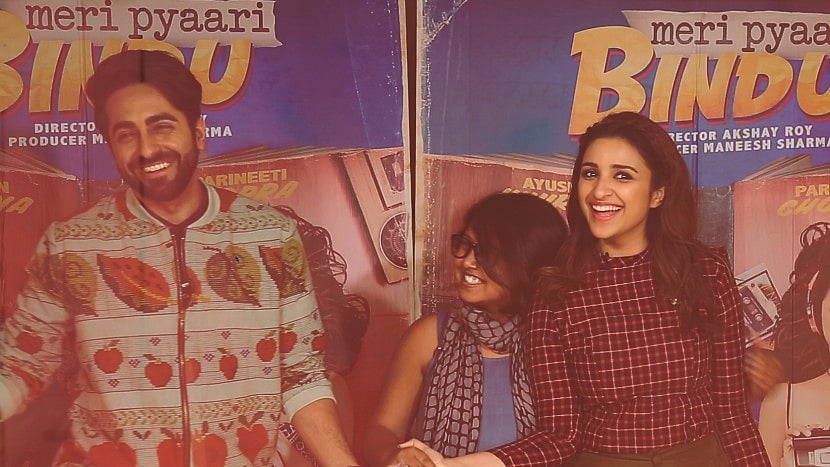 Back to the 90s with Ayushmann Khurrana and Parineeti Chopra. (Photo: The Quint)