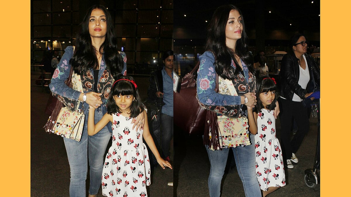 Aishwarya Rai Bachchan with daughter Aaradhya. (Photo: Yogen Shah)