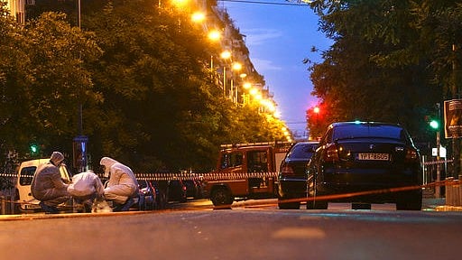 A letter bomb exploded inside the car of former Greek Prime Minister Lucas Papademos in central Athens. (Photo: AP)