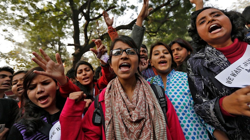A file photo of protesters demanding justice in the Nirbhaya case. (Photo: Reuters)