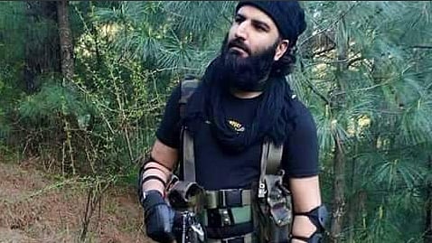 Hizbul commander Sabzar Bhat (Photo: Twitter/<a href="https://twitter.com/KChanyal">@KChanyal</a>) 