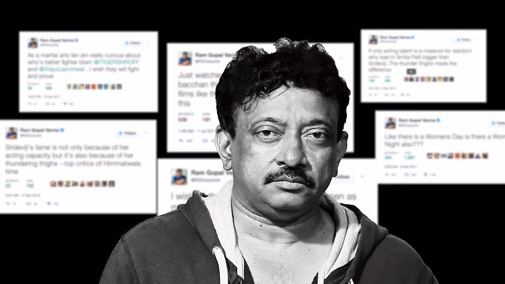 Ram Gopal Varma and his controversial tweets. 