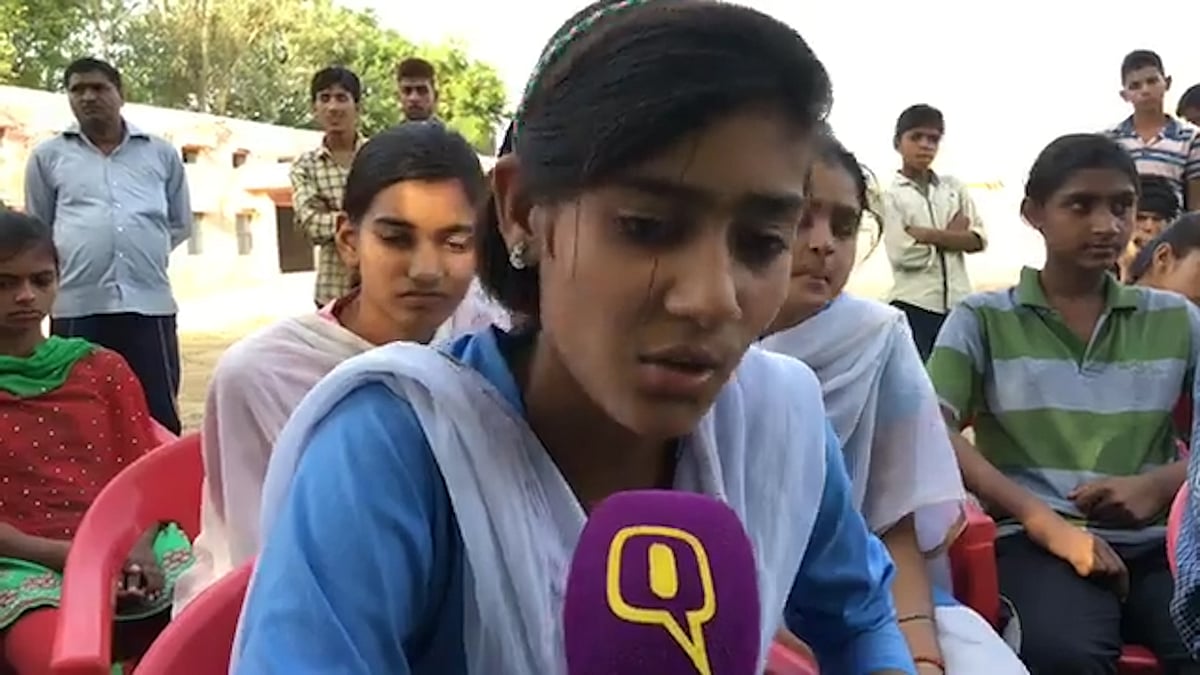The girls pledged that they would rather quit studying than be harassed at school everyday. (Photo: <b>The Quint</b>)