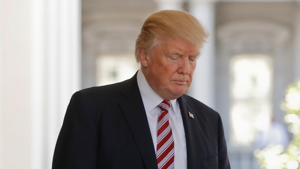 US President Donald Trump at The White House. (Photo: AP)