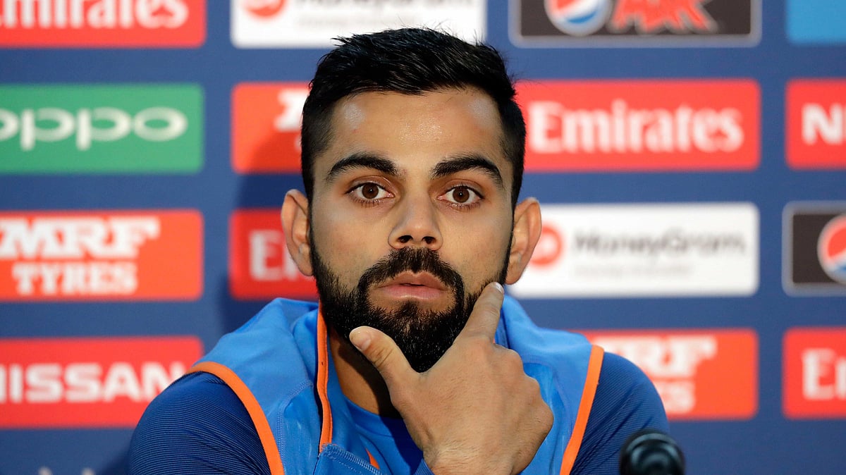 Virat Kohli speaks to the media on the eve of the semi-final against Bangladesh. (Photo: AP)