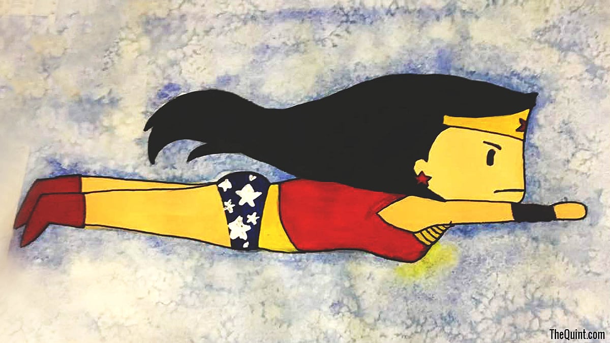“I liked how the movie showed that there is good and evil in all of us.” Illustration by 11 year old Ira Khanna.