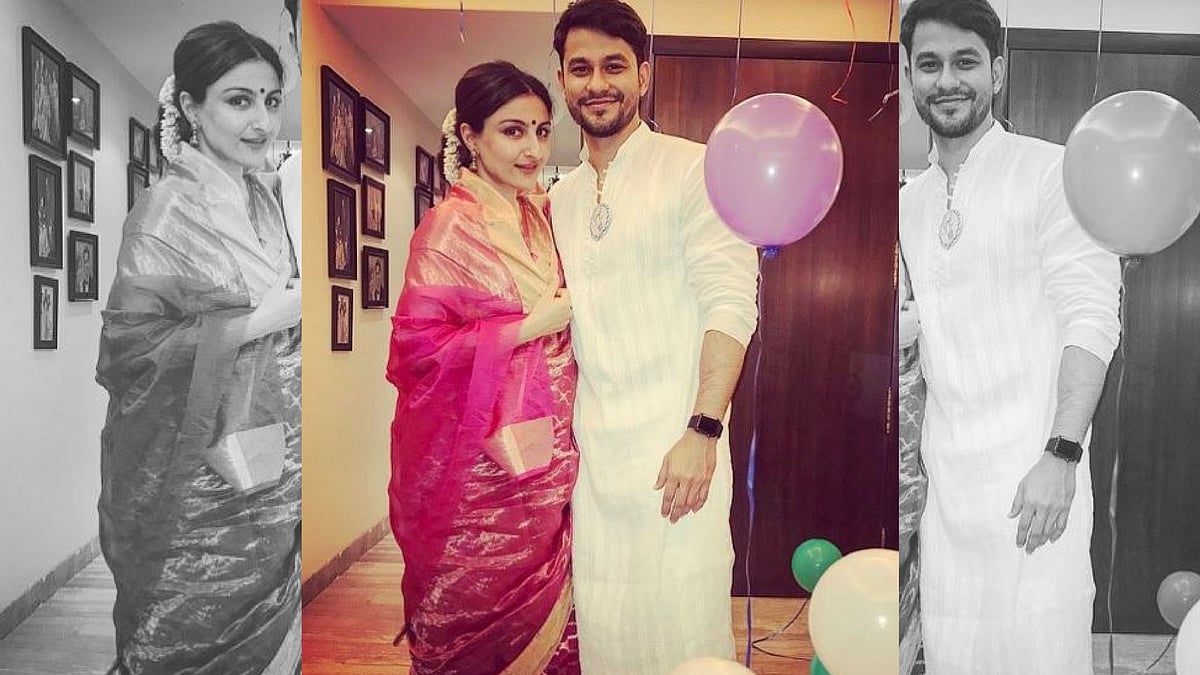 Soha Ali Khan with Kunal Khemu. 