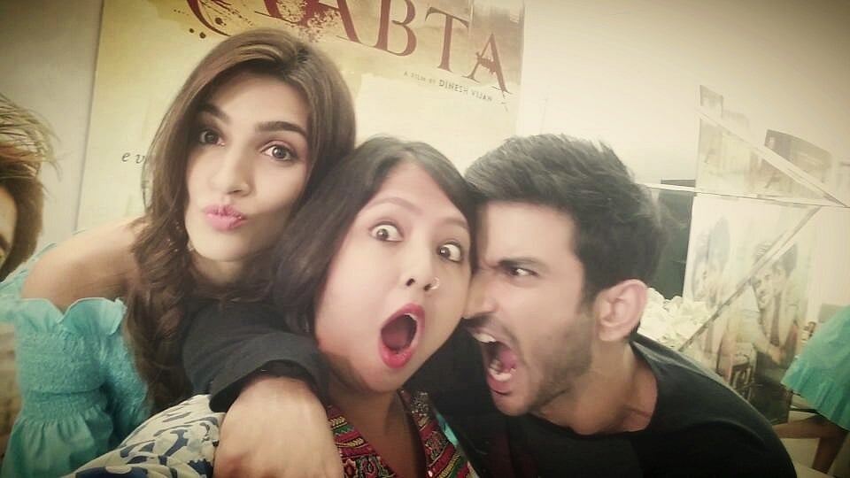 Sushant Singh Rajput and Kriti Sanon only on <b>The Quint</b>.&nbsp;