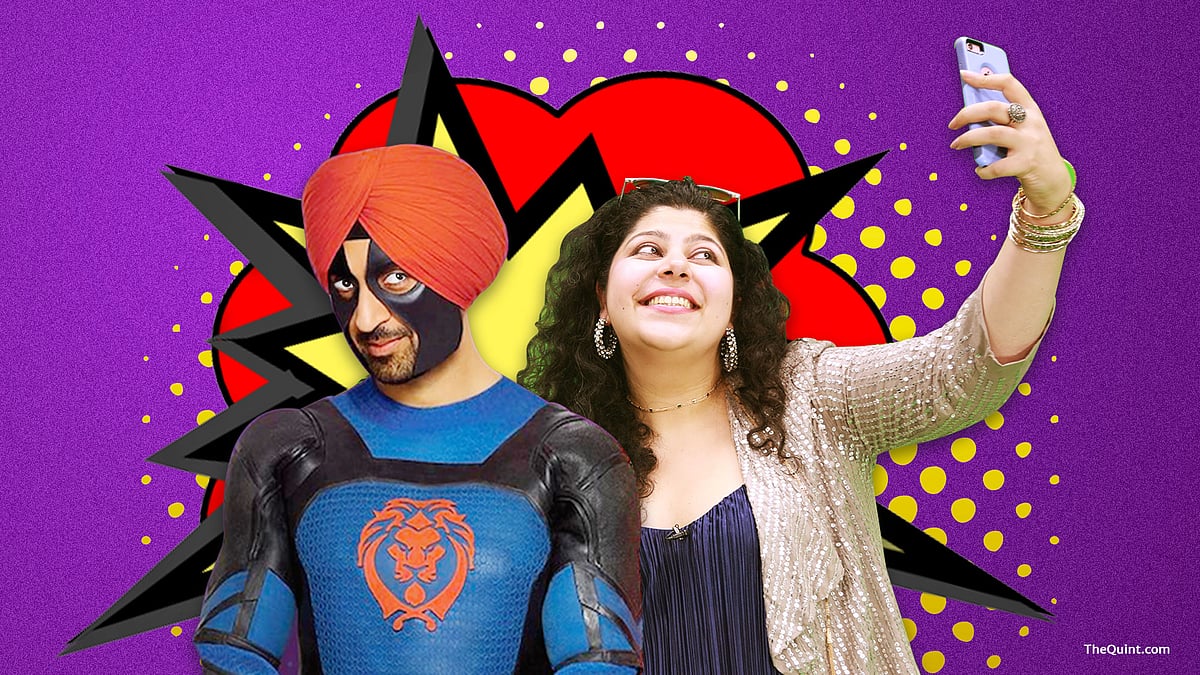 Super Singh is the story of a Sikh superhero who wants to join the ranks of Spider-Man and Batman. (Photo Courtesy: Twitter/<a href="https://twitter.com/diljitdosanjh/media">@diljitdosanjh</a>) 
