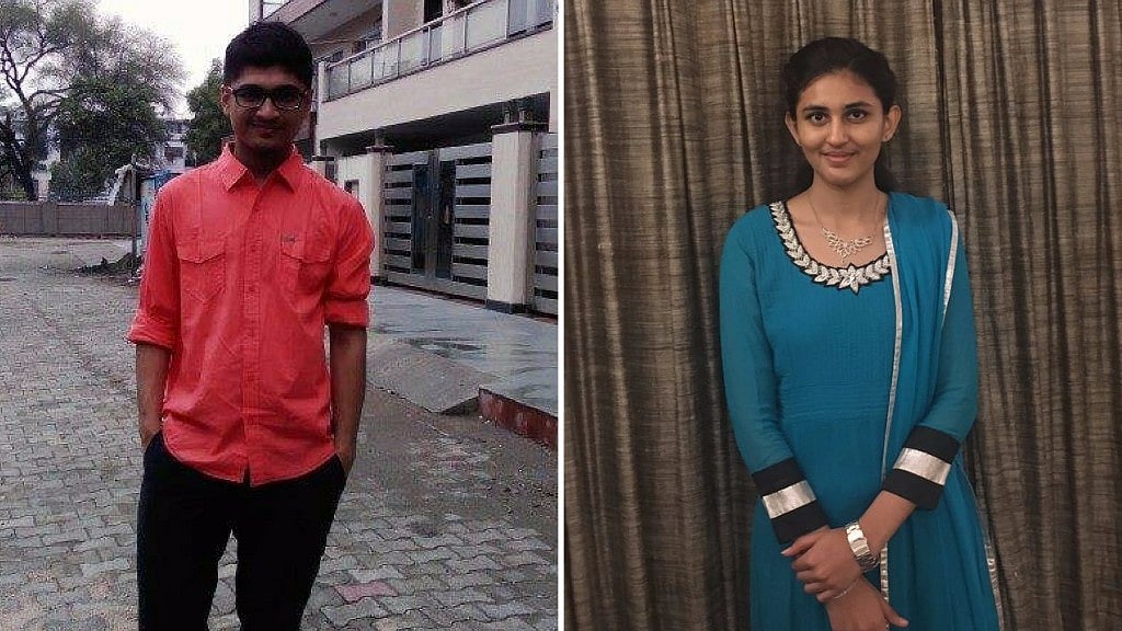 Two of the five friends who aced the AIIMS-Delhi entrance test together. (Photo Courtesy: /<a href="https://www.facebook.com/profile.php?id=100002557043756&amp;lst=511116757%3A100002557043756%3A1497588922&amp;sk=friends&amp;source_ref=pb_friends_tl">Harsh</a> /<a href="https://www.facebook.com/nishita.purohit.92">Nishita</a> Facebook)