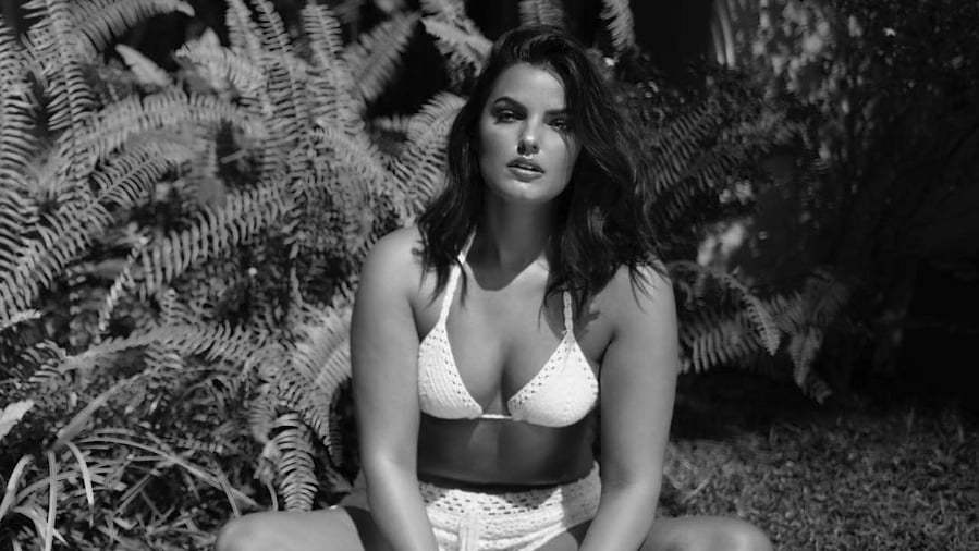 This plus size model is out there to break the norm. 