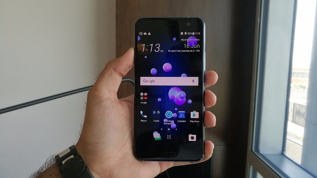 HTC U11 features BoomSound audio.(Photo: <b>TheQuint</b>)