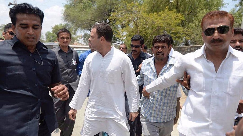 The Congress Vice President was prohibited from visiting the violence-hit region. (Photo: IANS)